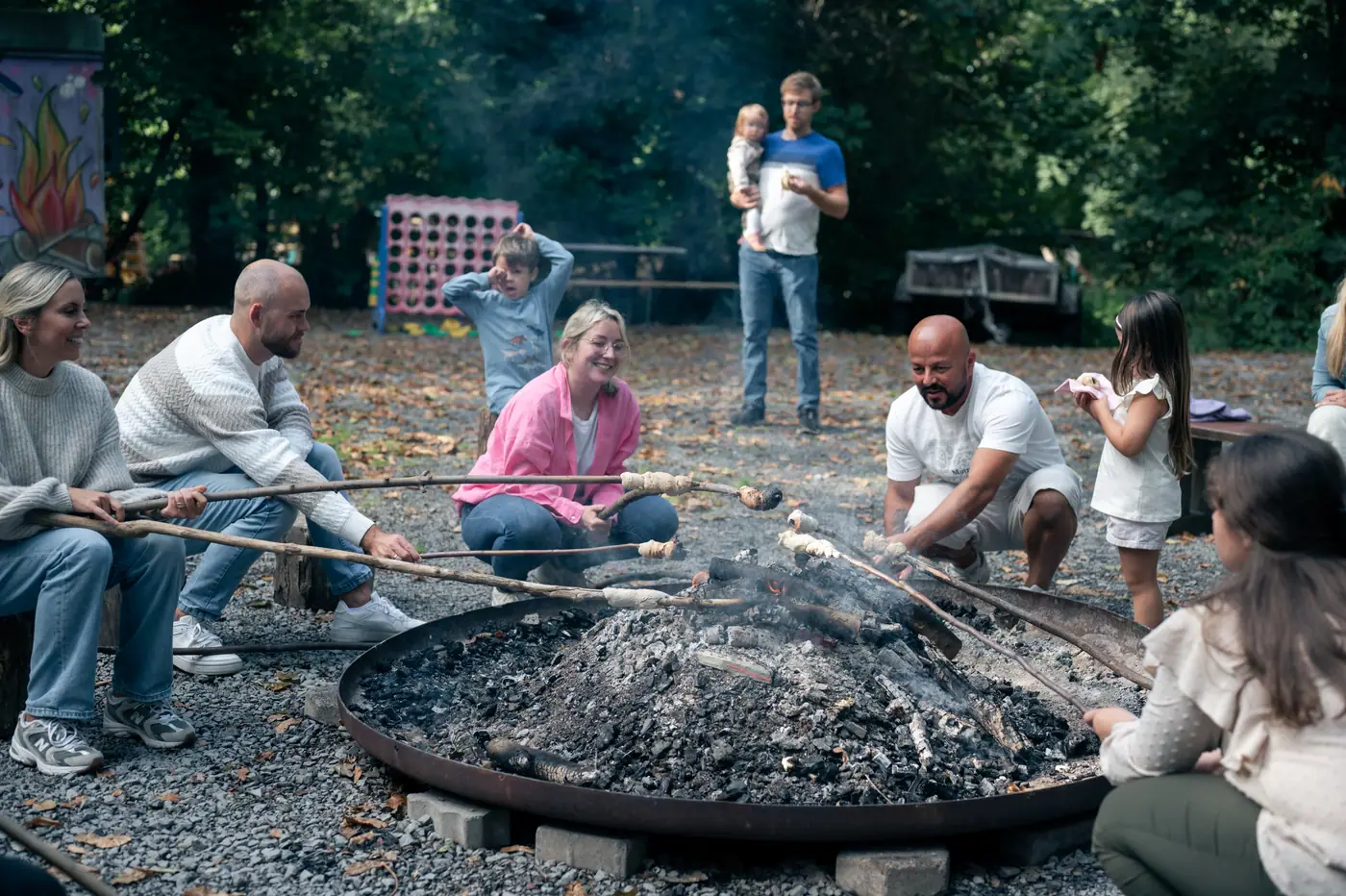 Stockbrot am Lagerfeuer